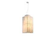Matilda Modern Classic 6-Lights Linen Shade Pendant Lamp Light White