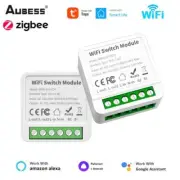 Tuya Wifi / Zigbee 16A Mini Smart Switch 1/2/3/4 Gang Support 2-way