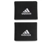 Adidas Unisex Size Small Tennis Wristband Pair - Black/White