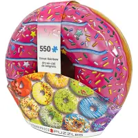 在飛比找momo購物網優惠-【Eurographics puzzles】鐵盒拼圖 甜甜圈