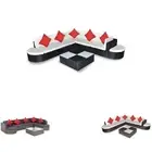 Garden Lounge Set with Cushions Modular Sofa Patio 8 Piece Poly Rattan vidaXL