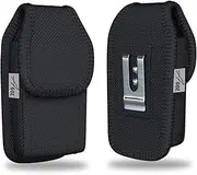 Zebra TC51 TC56 Scanner Holster, Rugged Carrying Case Pouch for Zebra TC51 TC52 TC56 TC57 TC20 TC25 (w/Out Keyboard) Handheld Barcode Touch Mobile Computer, Cover w/Strong Metal Clip Belt Loops