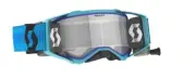 Scott Prospect WFS Roll Off Motocross Goggles Blue Black Clear lens enduro ATV