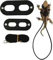 INOOMP 3-Pack Reptile Lizard Harness Pet Hauling Cable Rope Small Animals Leashes for Lizards Pigs Reptiles