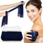 African Net Sponge, Exfoliating Body Scrubber, Wash Cloth for Shower or Bath,...