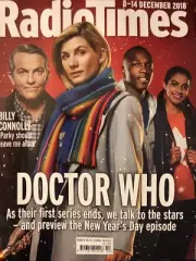Radio Times Doctor Who 13th Doctor Jodie Whittaker With Scarf Cover