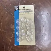 Dritz Plastic Class 66 Clear Bobbins 12 Count 925 - NEW
