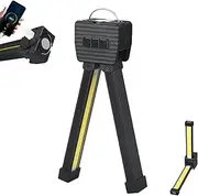 Gym Lamp for Posing, Portable Magnet LED Posing Lamp, 7th Gear Dimming and 4 Modes, Magnetic Work Light with 180 Degree Folding, Power Bank Camping Light (1Pcs)