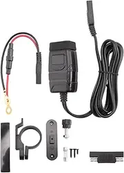 Gyorwst Motorcycle Phone Charger Quick Charge 3.0 Charger Motorcycle USB Charger with Voltmeter & ON/Off Switch