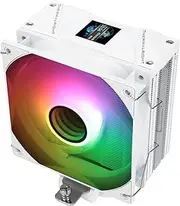 Thermalright Assassin Spirit 120 Vision ARGB White CPU Cooler, Computer Heatsink Cooler, 154mm High, PC Display Screen CPU Cooling with 1.54in,240*240 Resolving Power,for AM4/AM5 and LGA1700/1851/115X