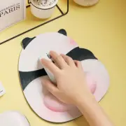 Cute Pink Butt Panda Mouse Pad Silicone Wrist Pad No Slip Office Mouse Hand Rest