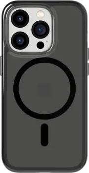 Tech21 Liquid Silicone Case for iPhone 14 Pro Magsafe Compatible ASH + Glass