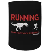 Alcohol Stubby Holder - Running Some Motivation Required - Funny Novelty Birthday Gift Joke Beer