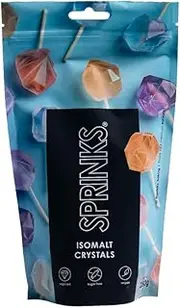 Sprinks Isomalt Crystals Cake Mix 250g | High Quality for Sugar Art Sugar Sculptures Lollipops Cake Toppers | Clear Glossy Finish | Ideal for Baking Cake Decorations and Crafting Edible Designs