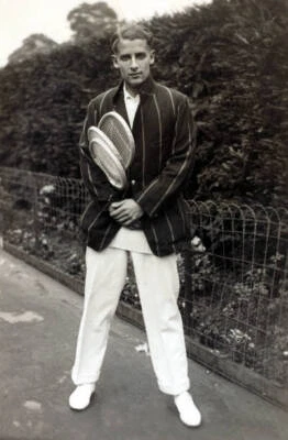 Tennis Circa 1930 Hw Bunny Austin Great Britain Old Photo