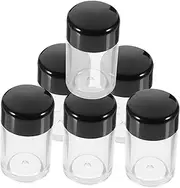 SHERCHPRY 6pcs Travel Makeup Powder Containers Empty Loose Powder Boxes Cosmetic Storage for Glitter Rings and Beads Durable Lightweight Design for