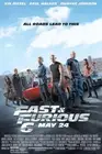 Furious 6 (2013) Movie Poster Film Wall Art Canvas Print Bedroom Decor