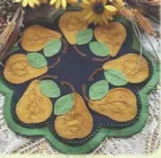 Harvest of Pears applique quilt pattern by Cathy Wagner of Cath's Pennies Design