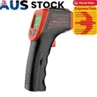 Digital Infrared Thermometer Temperature Meter Pyrometer (Red)