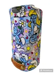 Smurfs, Drink cooler, stubby holder, koozie, beverage holder.