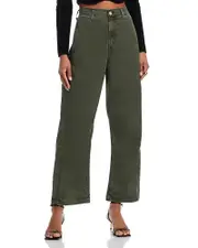 Ag High Rise Barrel Leg Pants