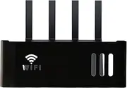 Wireless WiFi Router Storage Box, Wall Storage Box, WiFi Storage Box, Wall Storage Decorative Box, TV Set-Top Box, Storage Wall-Mounted Bracket(Color:Black)