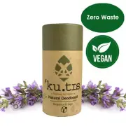 ku.tis Organic Vegan Natural 100% Biodegradable Deodorant Bergamot & Sage 55g