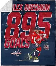 Northwest NHL Washington Capitals Alex Ovechkin 50"x60" Silk Touch Sherpa Throw Blanket