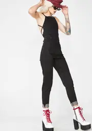 Honor Roll Denim Jumpsuit