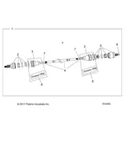 Polaris Bar, Genuine OEM Part 3236161, Qty 1