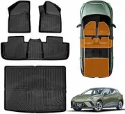 X-CAR 3D All-Weather Floor Mat Boot Liner Carpet for MG MG4 2023-2025 Heavy Duty Cargo Trunk Mat Luggage Tray