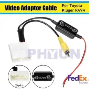 24Pin Car Reverse Camera Harness Cable Adapter Connector Wire For Toyota RAV4 US
