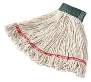 Rubbermaid 20 Ounce White Mop Head - Medium Swinger Loop Wet Mop - 5" Headband