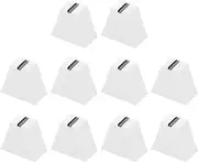 JOINPAYA Slider Fader Knobs Replacement 10pcs White Console Mixer Fader Caps Reliable for Equipment