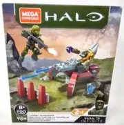 Halo Infinite Turret Takedown Destruction 2 Figures Mega Construx Sealed