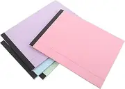 GRADENEVE 4pcs Wide Ruled Writing Note Pads: A4 Small College Lined Legal Pads - 11.7 X 8.5 Inch Paper Notebook for Office College Students