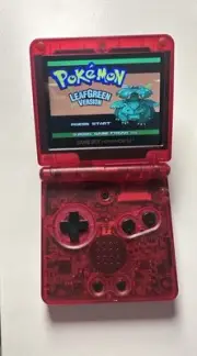 Gameboy Advance SP - IPS 3.0 LCD Backlit Console - Red