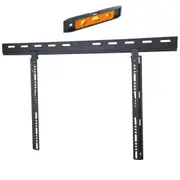 60-100" inch Slimline LED LCD TV Slim Flat Wall Mount Bracket Black 80kg Selby