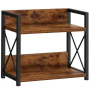 Giikin Countertop Shelf Organizer, 2 Tier Kitchen Spice Rack with Storage, Wood