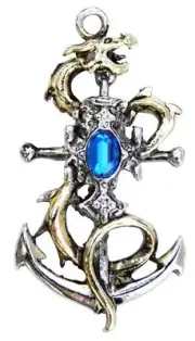 Drakes Leviathan THE LOST TREASURES OF ALBION Pendant Pagan Wiccan New