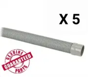 5x 1m Pool Hose MX6, MX8 , T3, T5 - ZODIAC / BARRACUDA POOL CLEANER GREY GENUINE