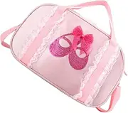 PACKOVE Durable Dance Bag Lightweight Ballet Storage Pouch with Beautiful Pattern for Travel and Trips for Practical Fitness Bag