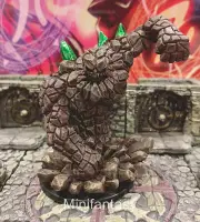 Large Earth Elemental D&D Miniature Dungeons Dragons Pathfinder Druid Mini 52