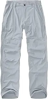 Faysfad Walking Hiking Trousers Mens Quick Dry Lightweight Cargo Working Travel Fishing Breathable Waterproof Outdoor Pants