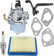 Aulavik 592929 030594 Carburetor Tune Up Kit for B&S 592331 25P132 25T232 25T235 25N132 Engine for Troy Bilt 6250 8500 Watts Generator 030594A 030594 with Filter