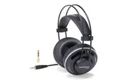 Samson Closed Back Studio Reference DJ Music Audio Adjustable Headphones Black