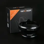 K&F Concept adapter for Bronica SQ mount lens to Canon EOS camera 50D 60D 7D 5D3