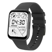 P25 Smart Fitness Pedometer Health Heart Rate Sleep Tracker IP67 Waterproof Mens Ladies Sports Watch for iphone Android IOS - Black