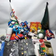 Over 100 pcs 1996 Atlanta Olympics Memorabilia new izzy pins maps cups new lot