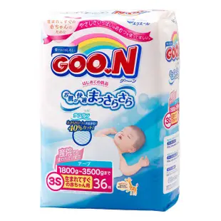 GOO.N 日本大王 早產低體重黏貼紙尿褲 日本境內版 3S 36片/包 現貨 蝦皮直送